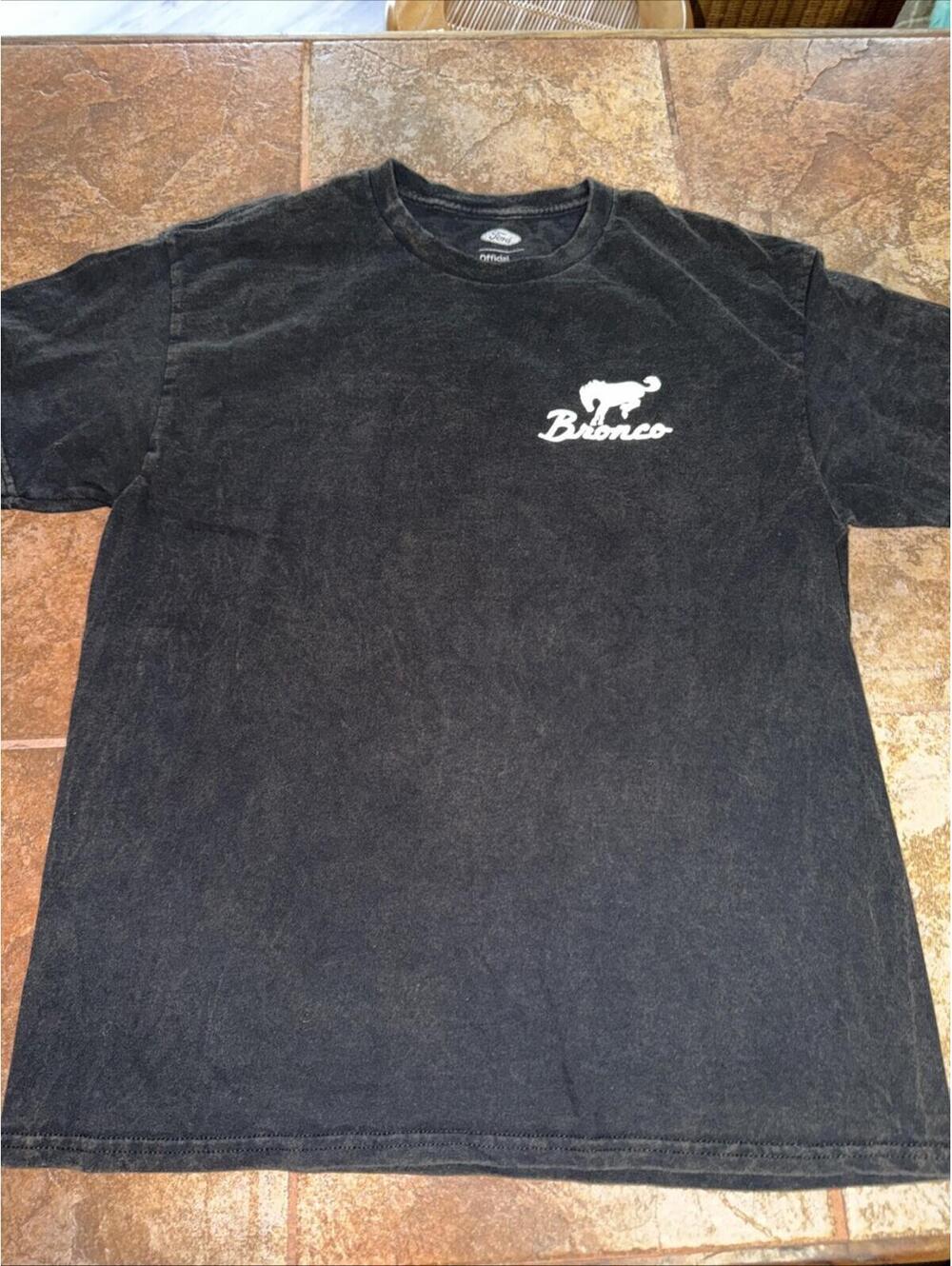 Ford Bronco Relaxed Graphic Tee Black Size Large
